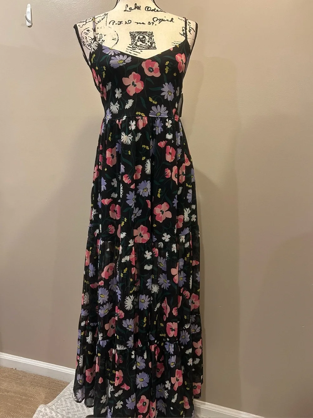 Kate Spade New YorkFloral Toile Tier Cover Up Dress_2
